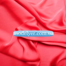 Ткань Шелк искусственный (коралловый)